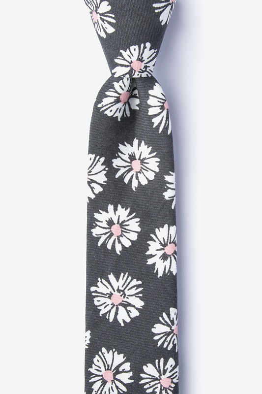 Hinton Gray Skinny Tie