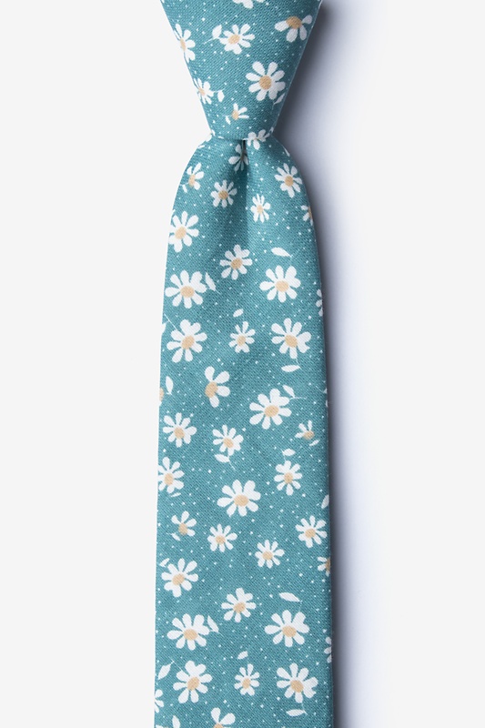 Canton Green Skinny Tie