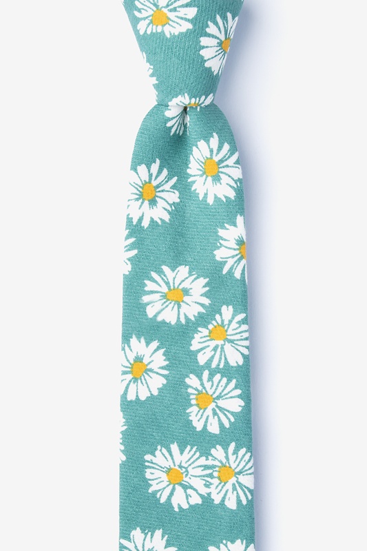 Hinton Green Skinny Tie