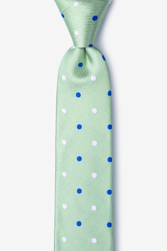 Grizzly Green Skinny Tie