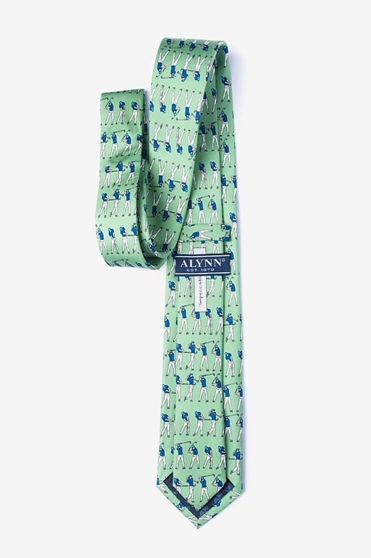 Impeccable Form Green Extra Long Tie