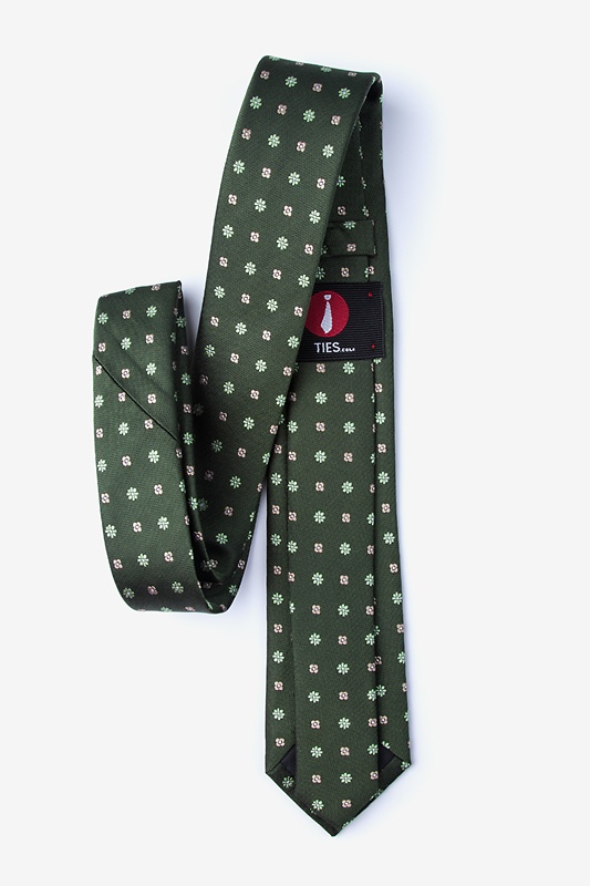 Monkey Green Skinny Tie