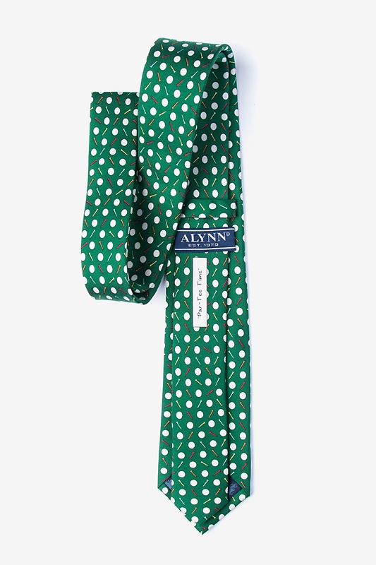 Par-Tee Time Green Extra Long Tie