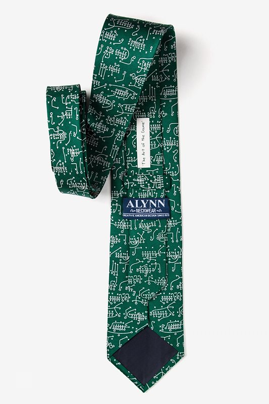 The Art of the Game Green Extra Long Tie