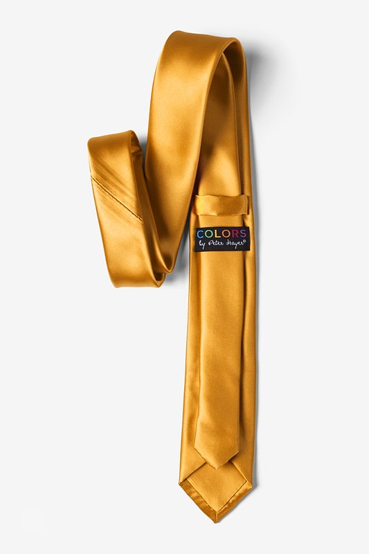 Honey Yellow Skinny Tie