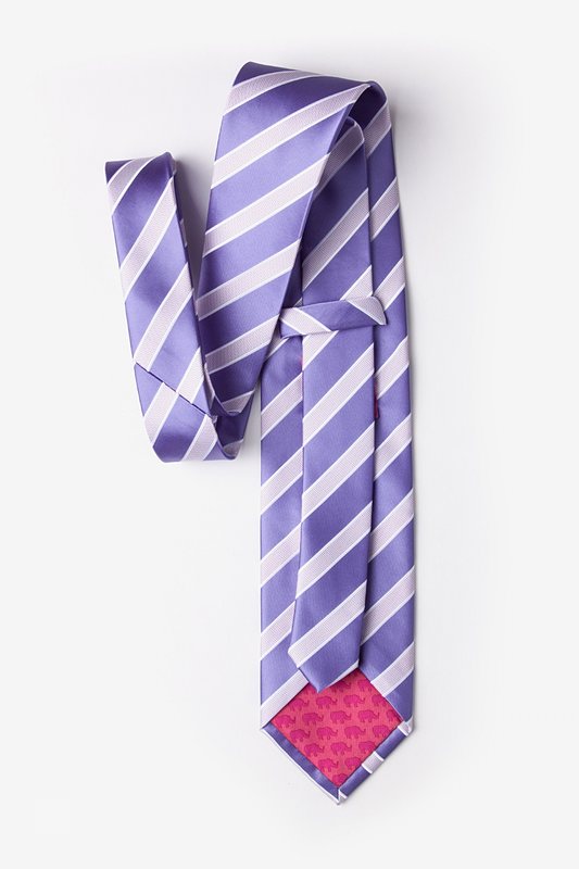 Jefferson Stripe Lavender Tie