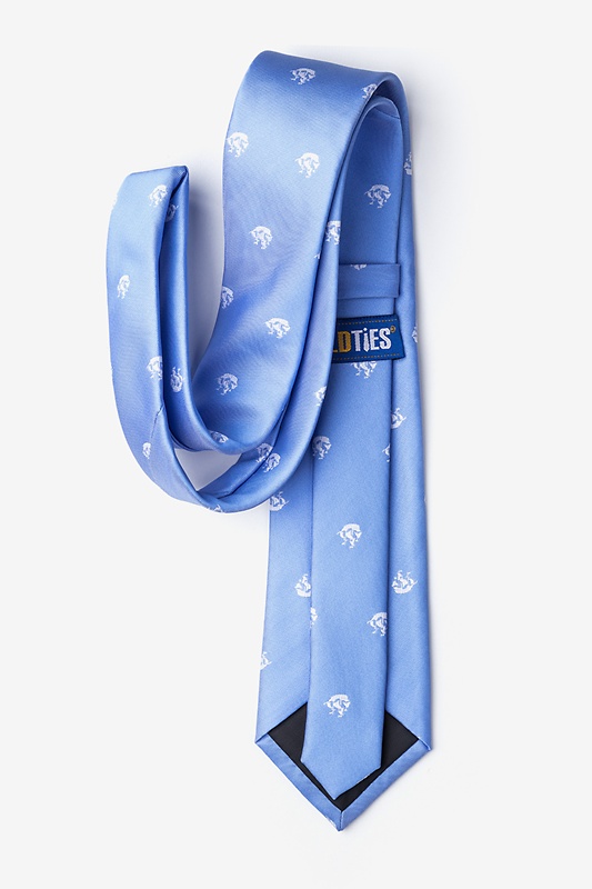 Ships Ahoy Light Blue Extra Long Tie