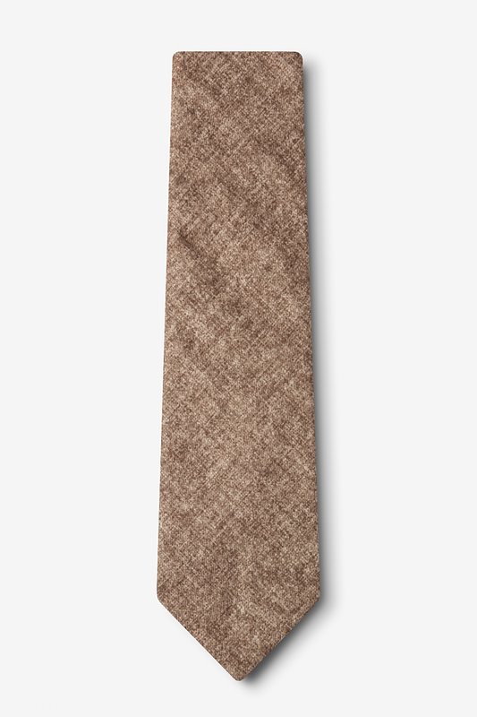 Yuma Light Brown Extra Long Tie