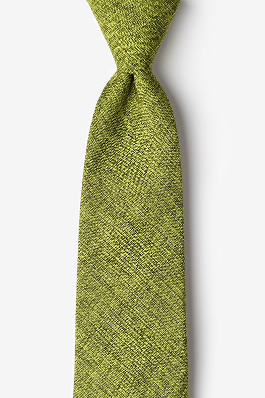 Galveston Lime Green Extra Long Tie