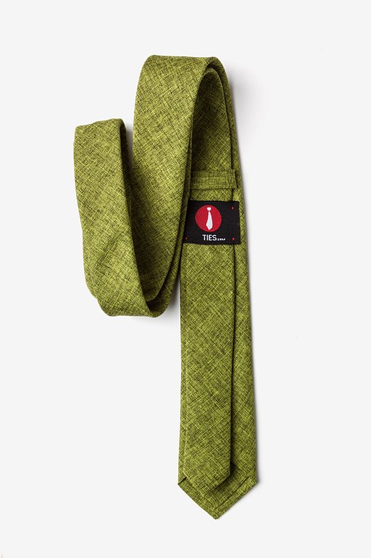 Galveston Lime Green Skinny Tie