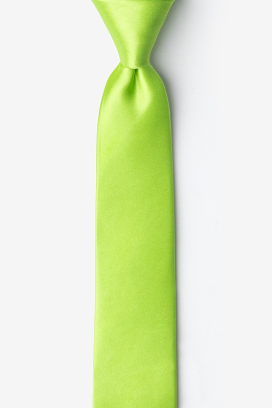 Lime Green 2″ Skinny Tie