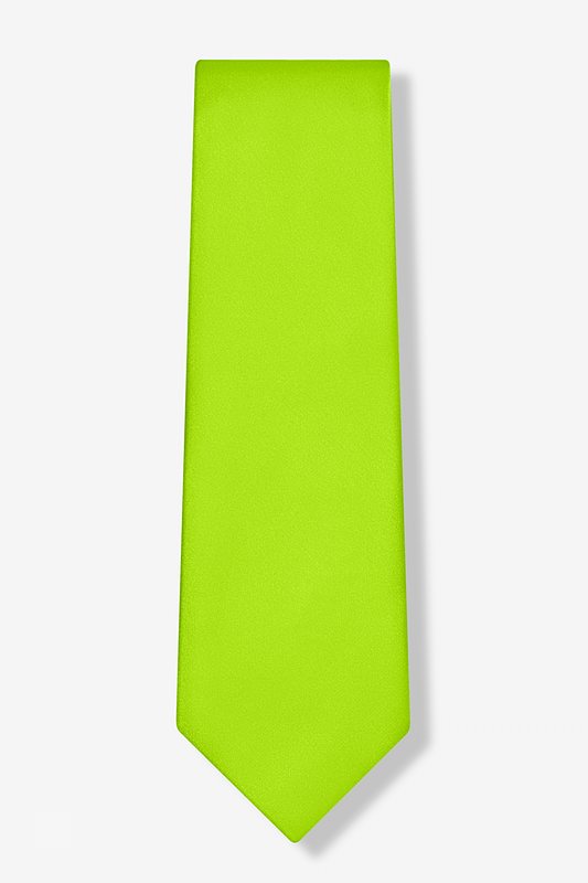 Lime Green Extra Long Tie