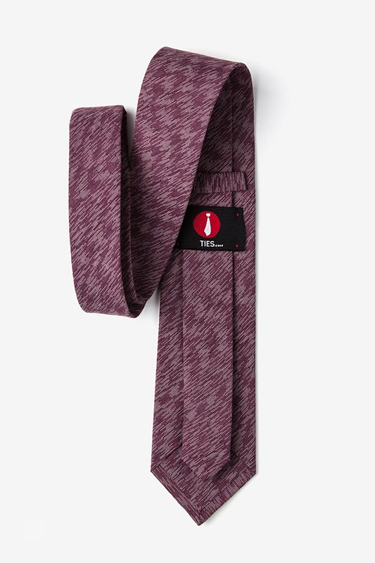 Springfield Maroon Extra Long Tie