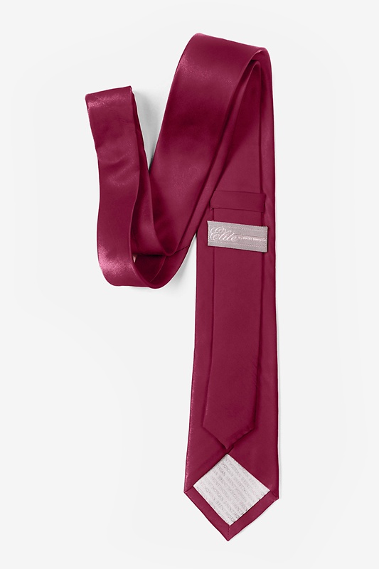 Maroon Skinny Tie