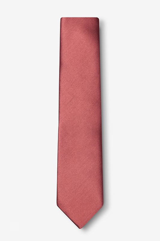 Marsala Skinny Tie