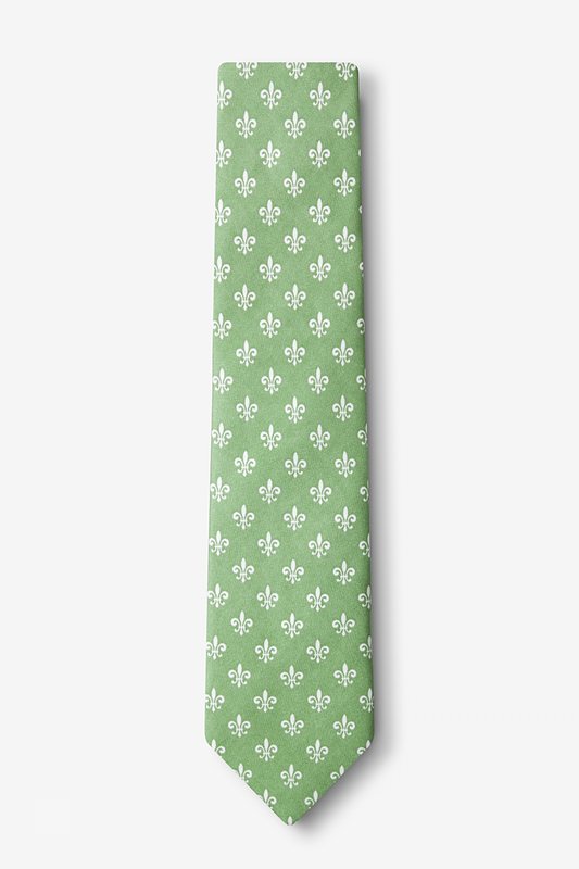 Fleur Crazy Moss Skinny Tie