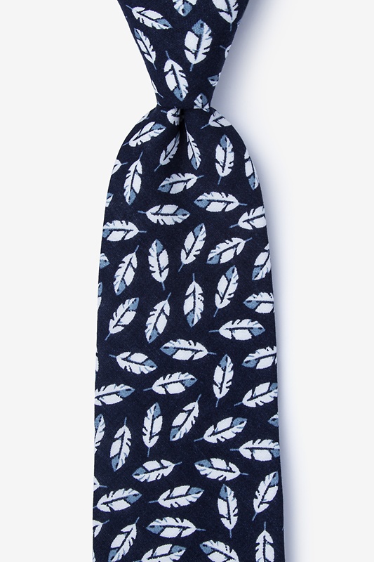 Arsen Navy Blue Extra Long Tie