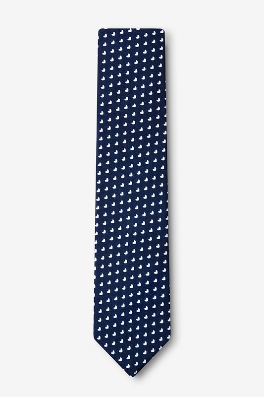 Bandon Navy Blue Skinny Tie