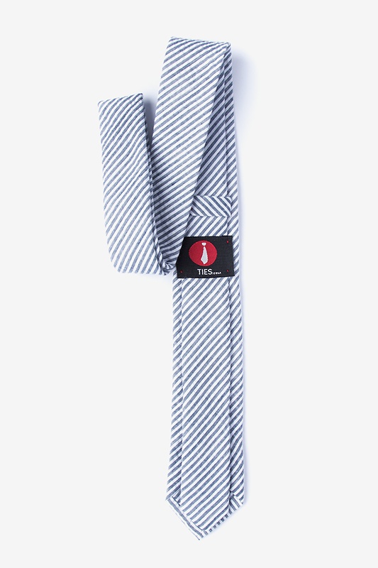 Clyde Navy Blue Skinny Tie