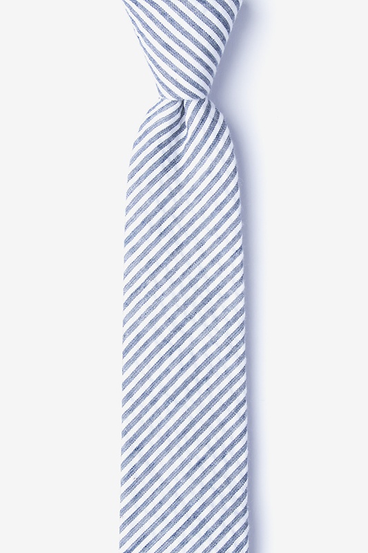 Clyde Navy Blue Skinny Tie