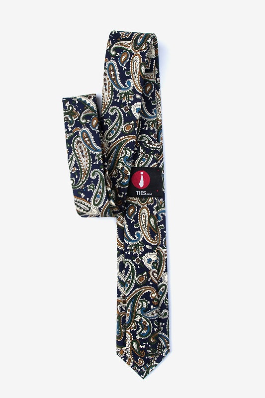 Grainger Navy Blue Skinny Tie