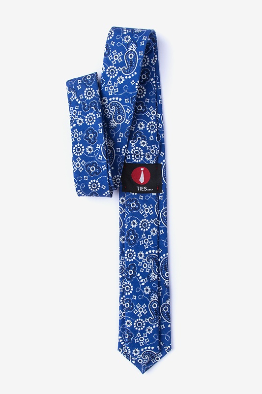 Grove Navy Blue Skinny Tie