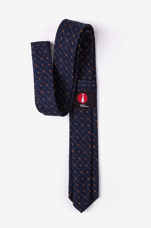 Pala Navy Blue Skinny Tie