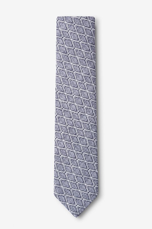 Redmond Navy Blue Skinny Tie