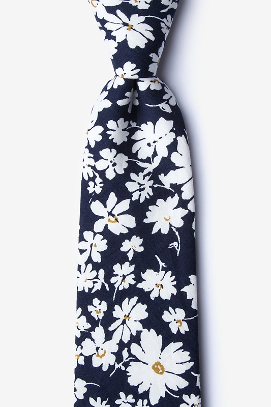 Romeny Navy Blue Tie