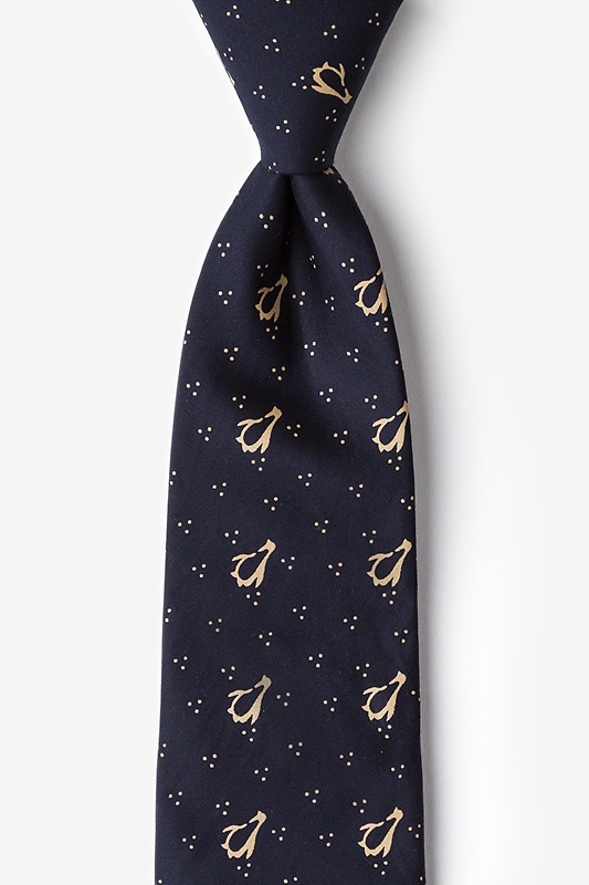 San Diego Navy Blue Extra Long Tie