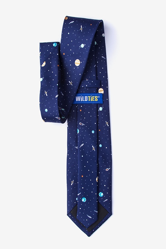 Outer Space Navy Blue Tie