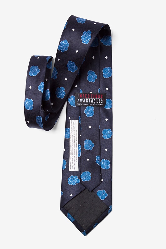 Stem Cells Navy Blue Extra Long Tie