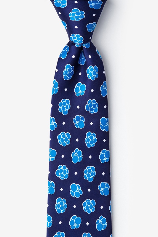 Stem Cells Navy Blue Extra Long Tie