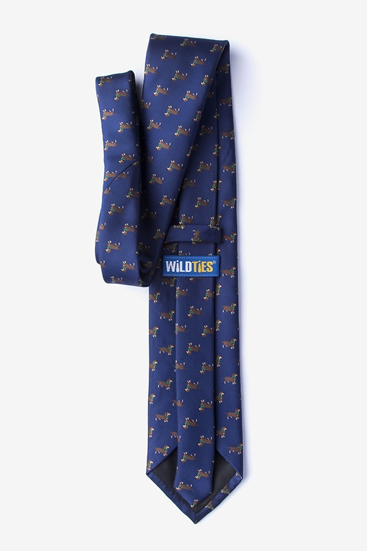 Weiner Dogs Navy Blue Extra Long Tie