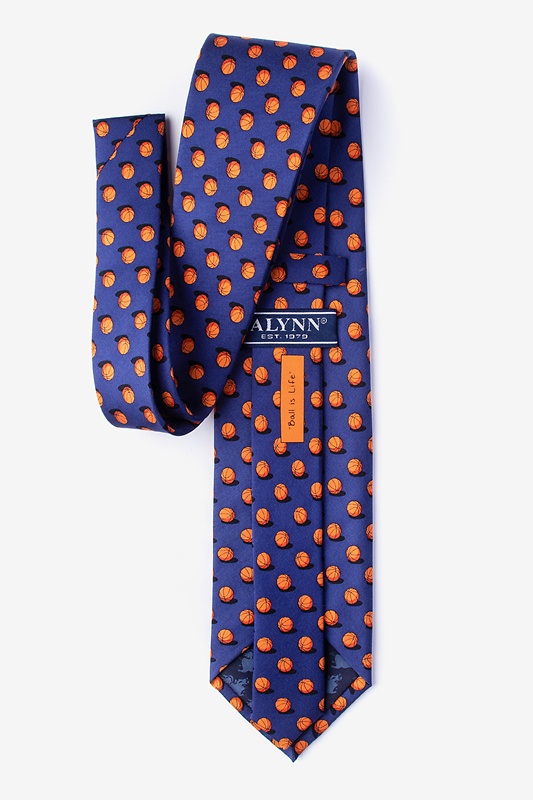 Ball is Life Navy Blue Tie