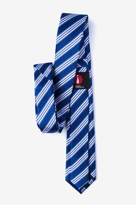 Clare Navy Blue Skinny Tie