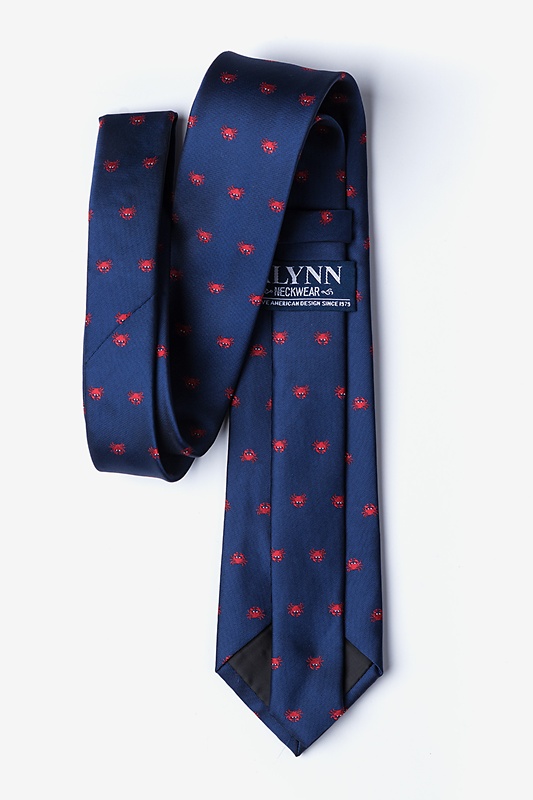 Feelin’ Crabby Navy Blue Tie