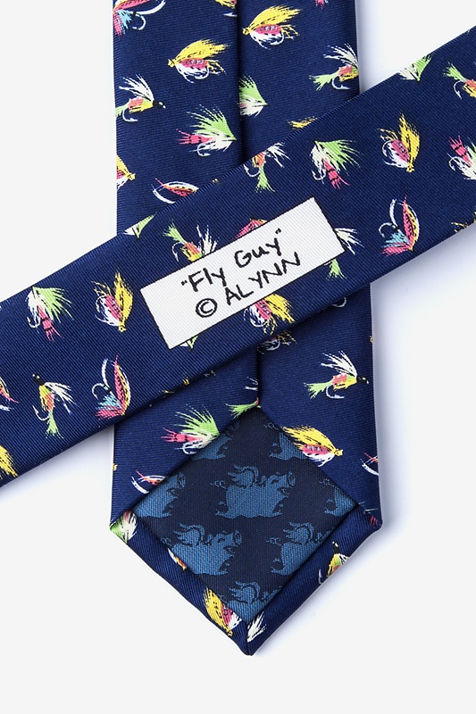 Fly Guy Navy Blue Skinny Tie