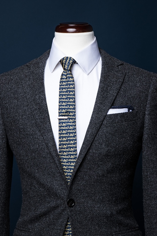 Hello Handsome Navy Blue Skinny Tie