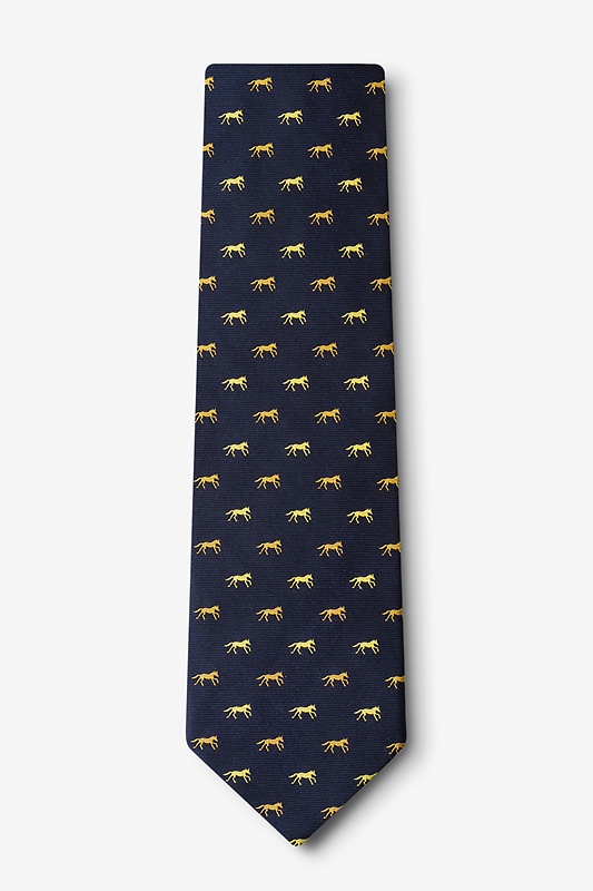 Hold Your Horses Navy Blue Tie