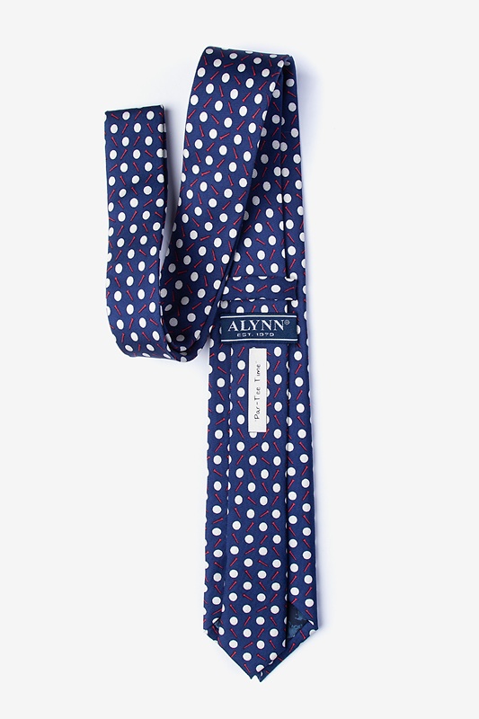 Par-Tee Time Navy Blue Extra Long Tie