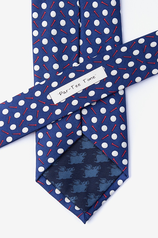 Par-Tee Time Navy Blue Tie