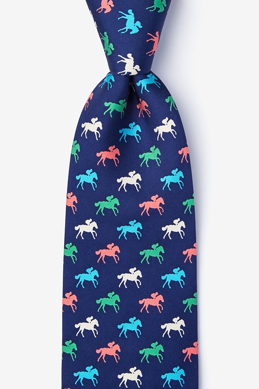 Photo Finish Navy Blue Tie