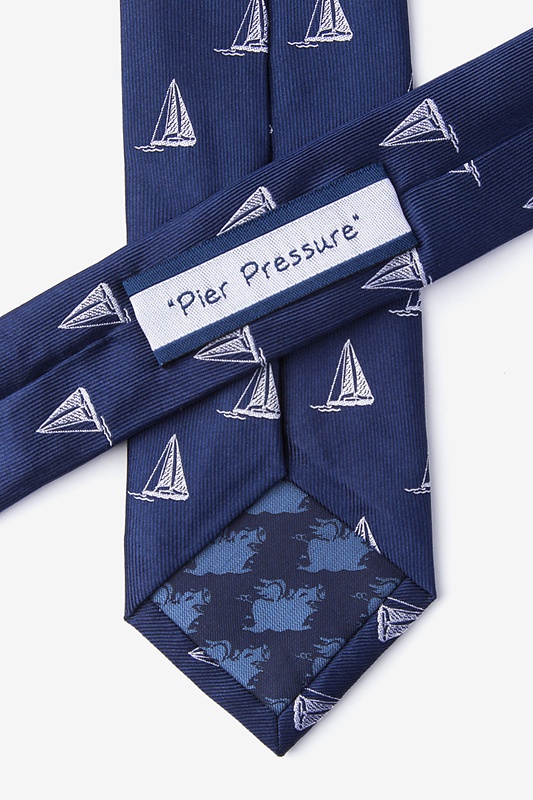 Pier Pressure Navy Blue Skinny Tie