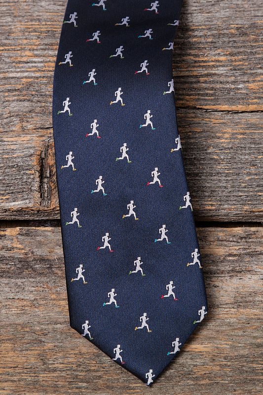 Runner’s High Navy Blue Tie