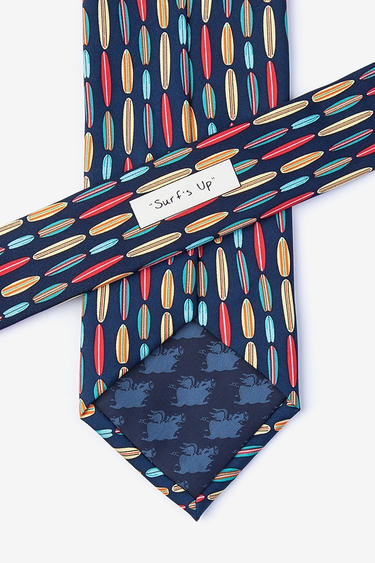 Surf’s Up Navy Blue Extra Long Tie