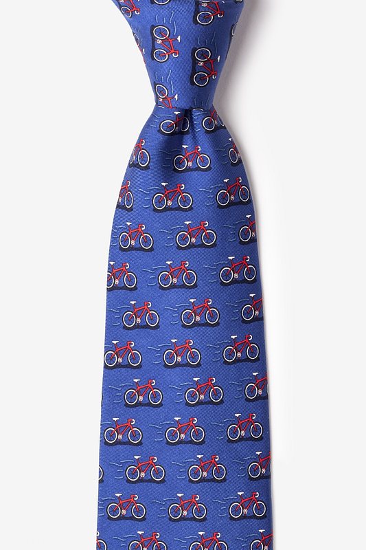 Two Tire-d Navy Blue Tie