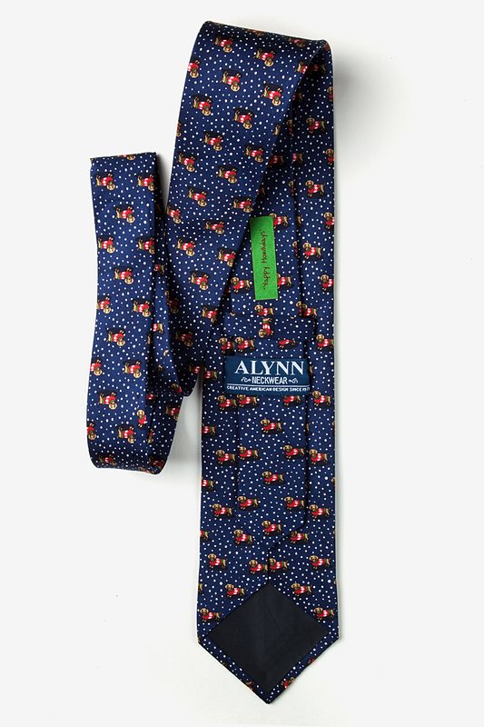 Yappy Howlidays Navy Blue Extra Long Tie