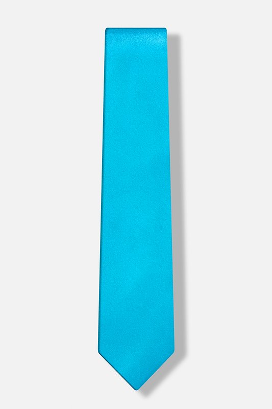 Neon Blue (Electric Blue) 3″ Skinny Tie