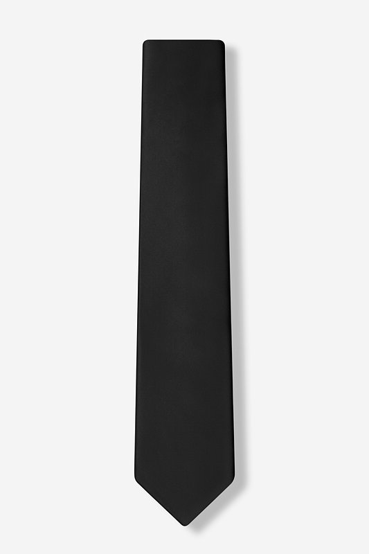 Onyx Skinny Tie